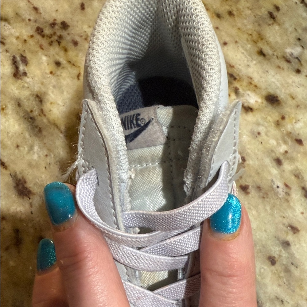 Nike Blazer Mid ‘77 Sneakers - white & gray 6C - Picture 12 of 12